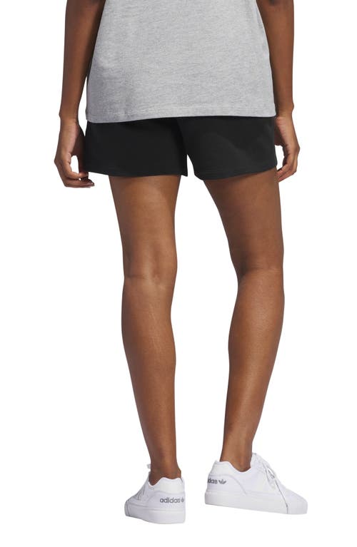 Adidas Originals Essentials Trefoil Logo Shorts In Black