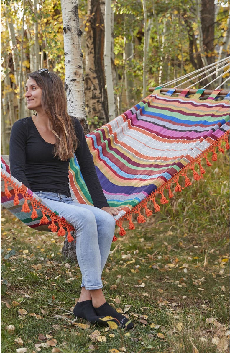 Verve Culture Mexican Hammock, Alternate, color, Multicolor