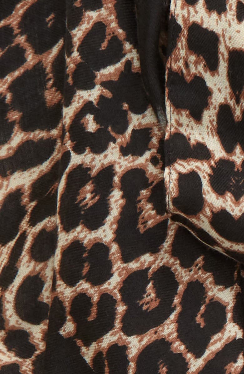 BP. Leopard Print Scarf, Alternate, color, 