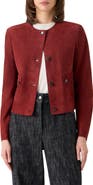 Akris punto Boxy Suede Jacket
