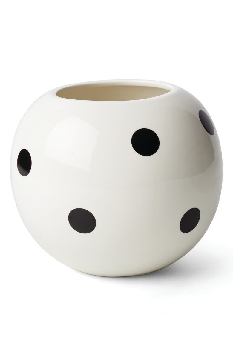 Kate Spade New York on the dot porcelain bowl, Main, color, 