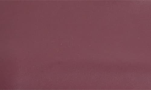 Mistress Rocks Faux Leather Asymmetric Split Hem Top In Dark Plum