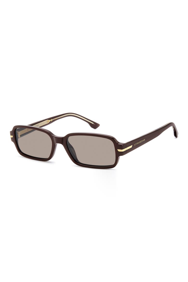 1012 Rectangular Sunglasses, Alternate, color, BURGUNDY/ GREY