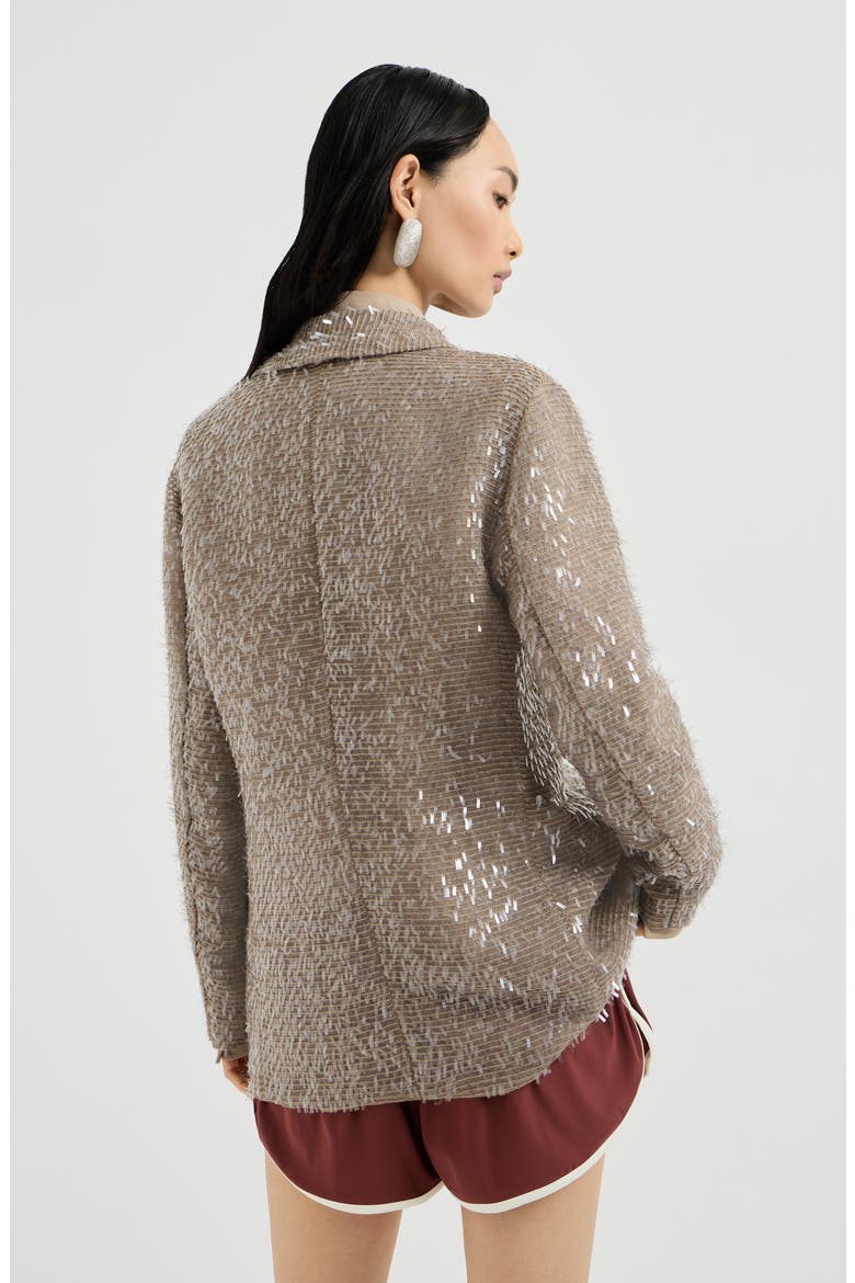 Dazzling Embroidery blazer, Alternate, color, Rope