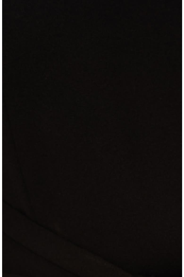 Tie Front Wide Leg Crepe Jumpsuit, Alternate, color, BLACK