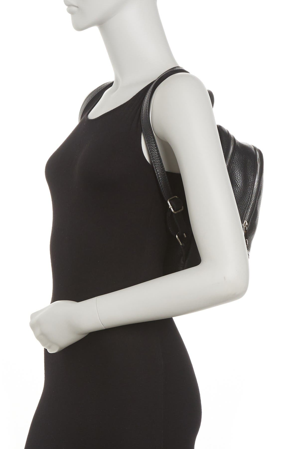 ANNA LUCHINI Leather Backpack, Alternate, color, 