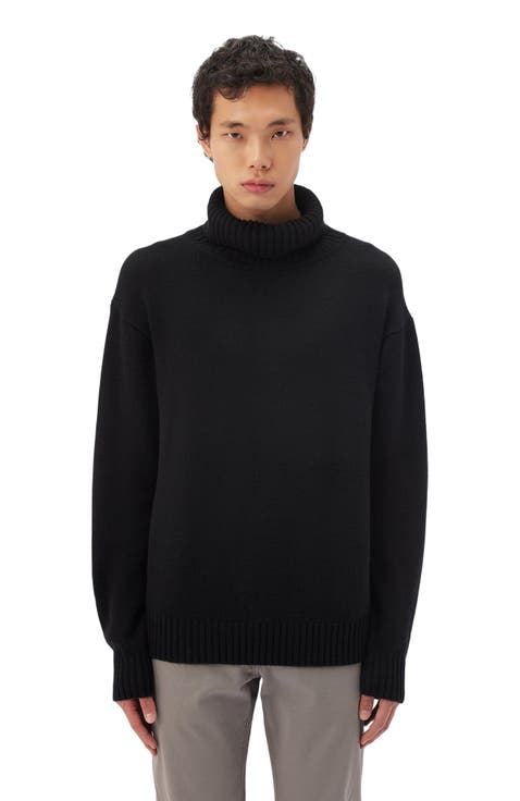a.presse Cashmere High Gauge Turtleneck Men's 100% Cashmere