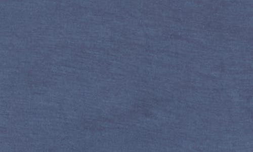 Renee C Foldover Jersey Wide Leg Pants In Blue
