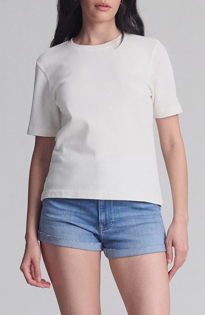 Mavi Jeans Cotton T-Shirt, Main, color, Coconut Milk
