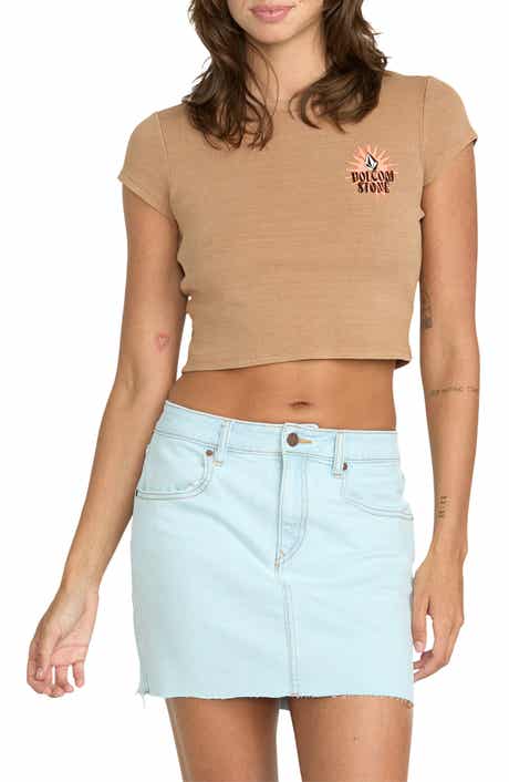 Volcom 1991 Logo Crop Graphic T-Shirt
