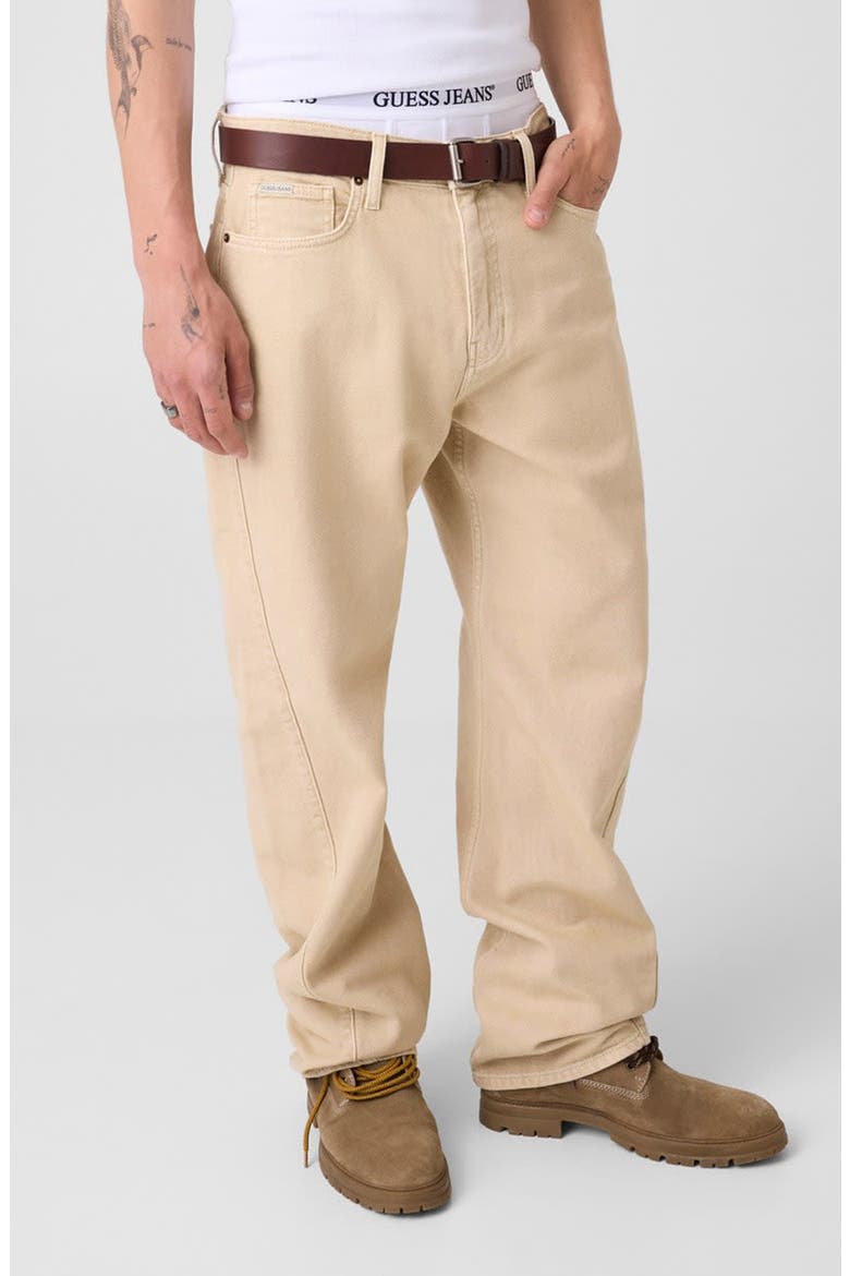G18 Twisted Seam Relaxed Fit Jeans, Alternate, color, OPEN BEIGE