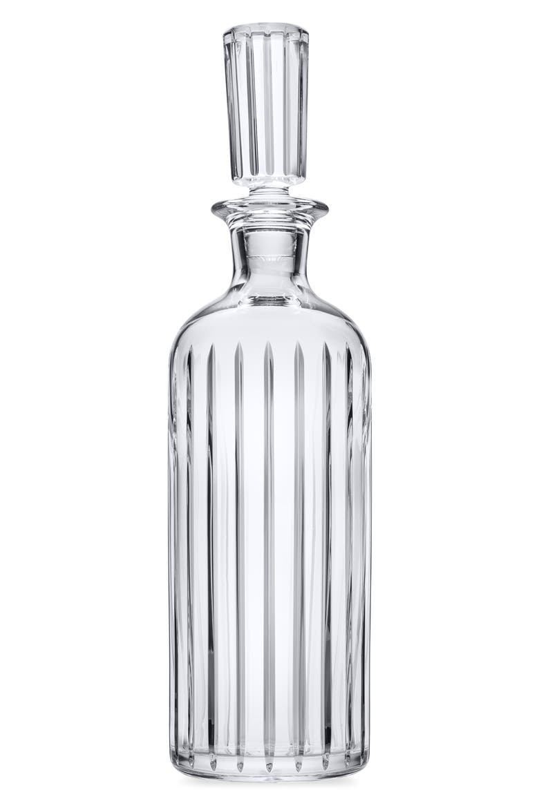 Harmonie Round Lead Crystal Decanter, Main, color, CLEAR