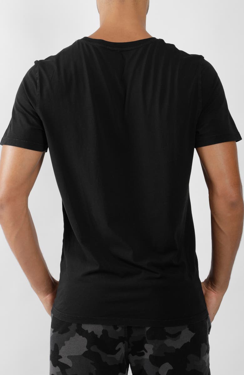 90 DEGREE BY REFLEX Stone Washed Stretch Pima Cotton T-Shirt, Alternate, color,