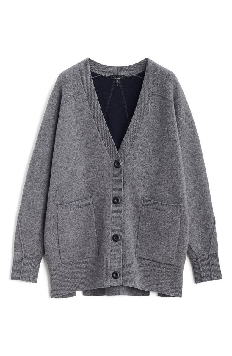rag & bone Bridget Wool Blend Cardigan, Alternate, color,