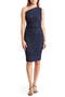 One-Shoulder Body-Con Midi Dress