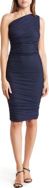 Love By Design One-Shoulder Body-Con Midi Dress