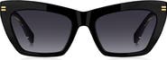 Marc Jacobs 54mm Gradient Rectangular Sunglasses