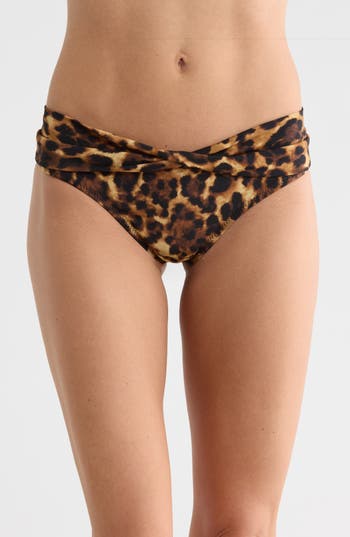 Robin Piccone Olivia Twist Bikini Bottoms In Multi