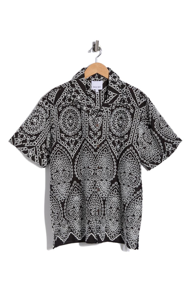 Raga Man Aarush Cotton Camp Shirt, Alternate, color,