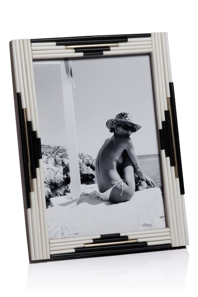Menorca 6 x 8 Photo Frame, Main, color, IVORY/ BLACK