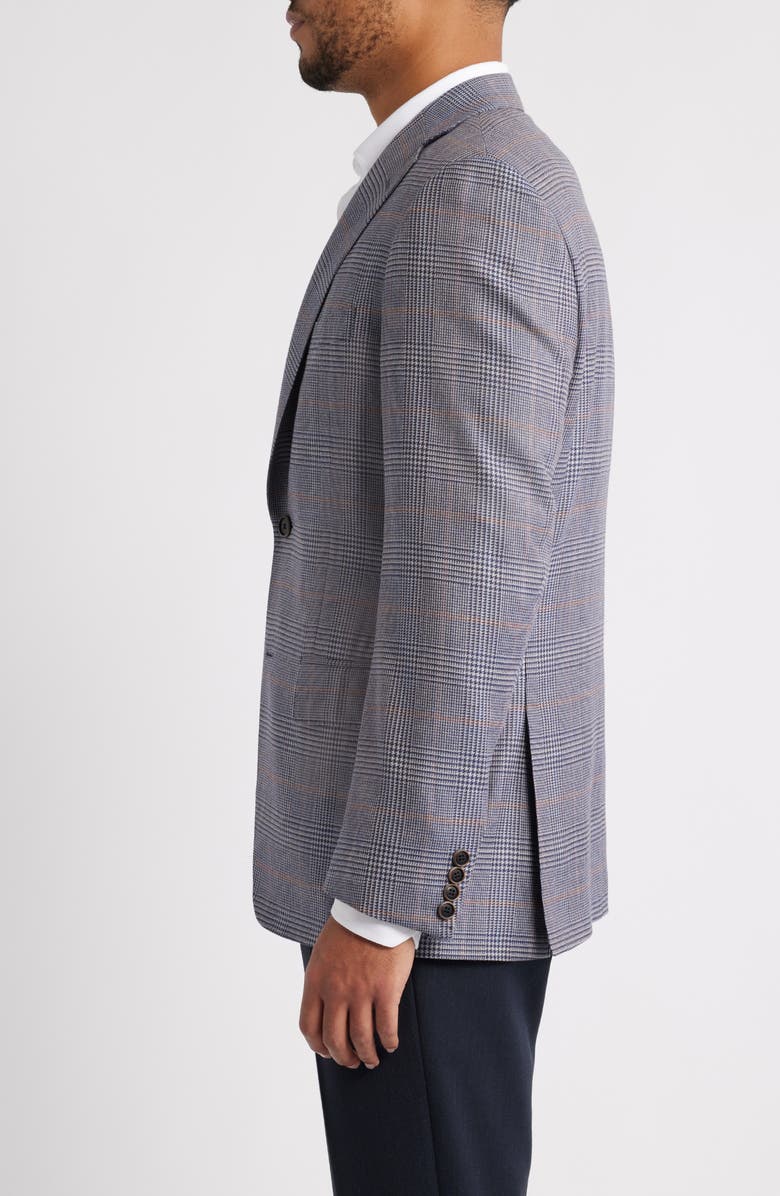 Heritage Gold Delfino Light Blue Glen Check Wool Sport Coat, Alternate, color, Light Blue