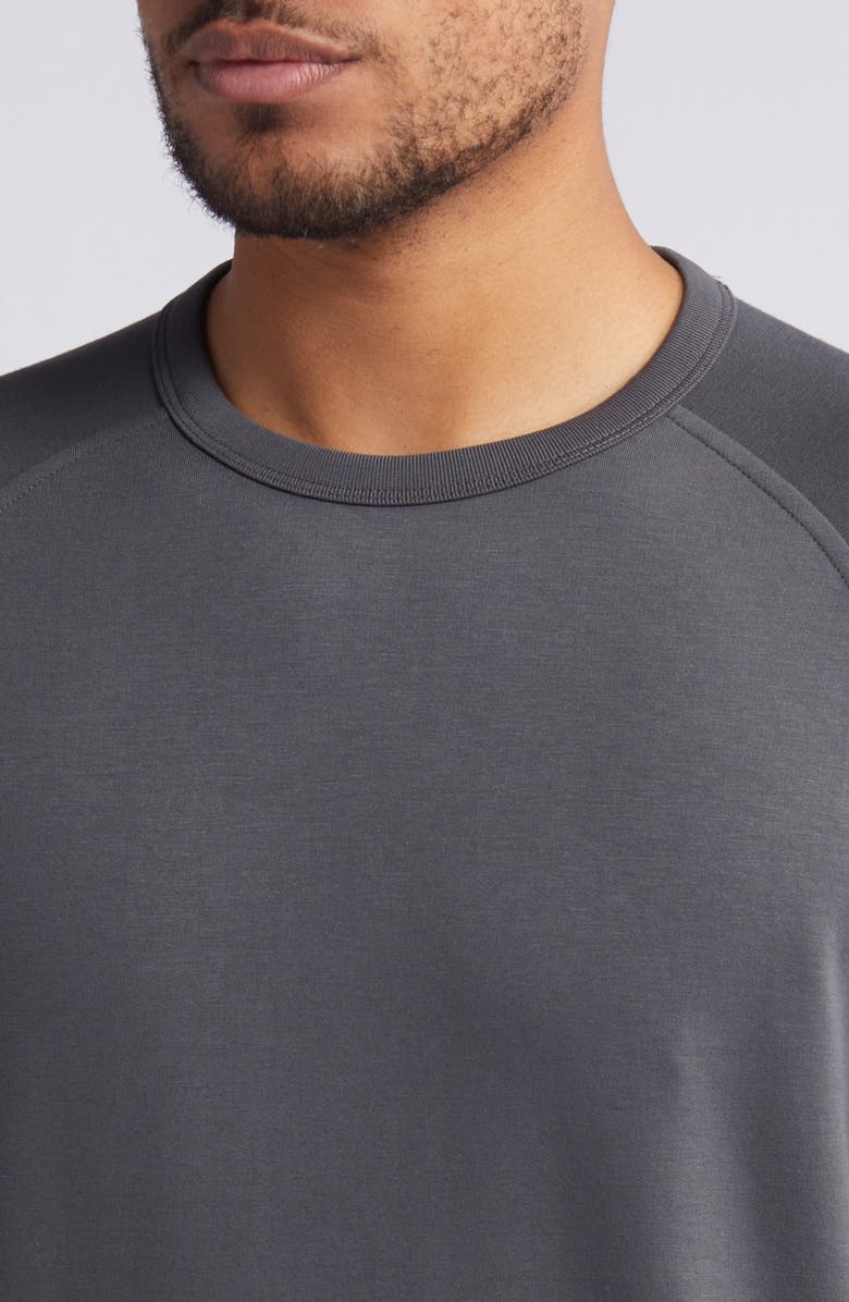 Free Fly Fleece Crewneck Sweatshirt, Alternate, color, Black Sand