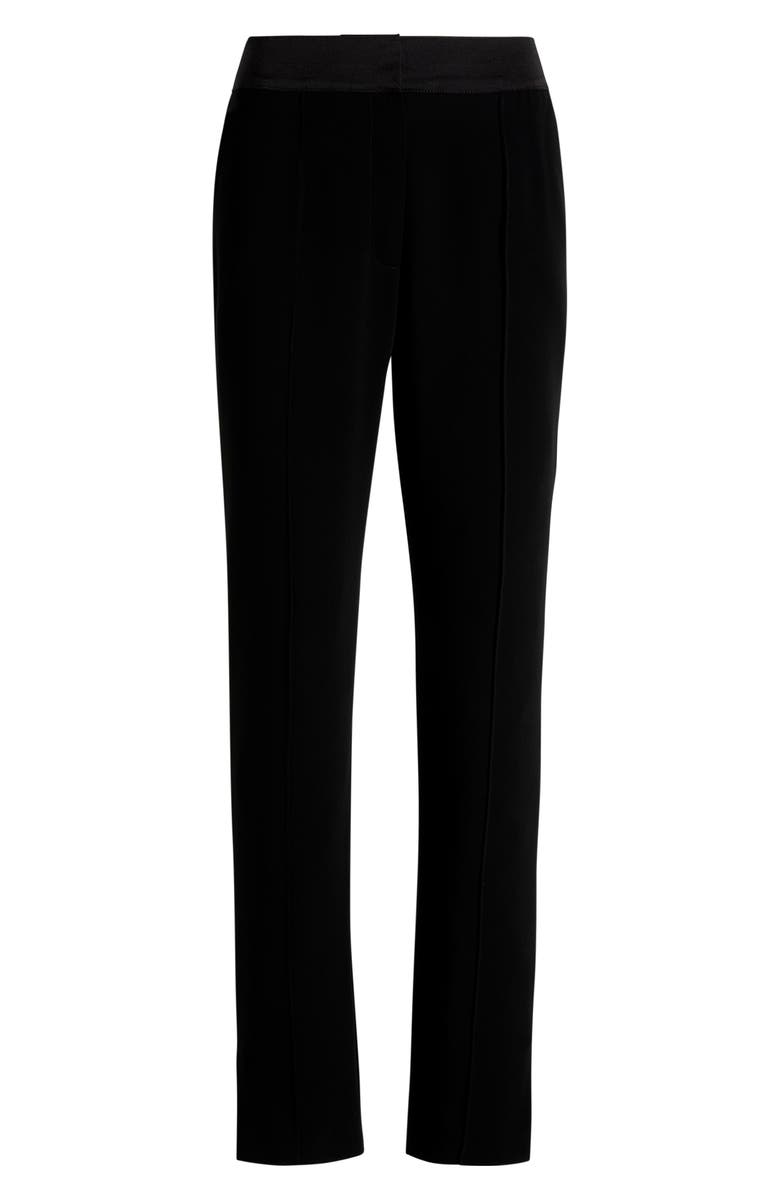 Cinq à Sept Finn Straight Leg Pants, Alternate, color, Black