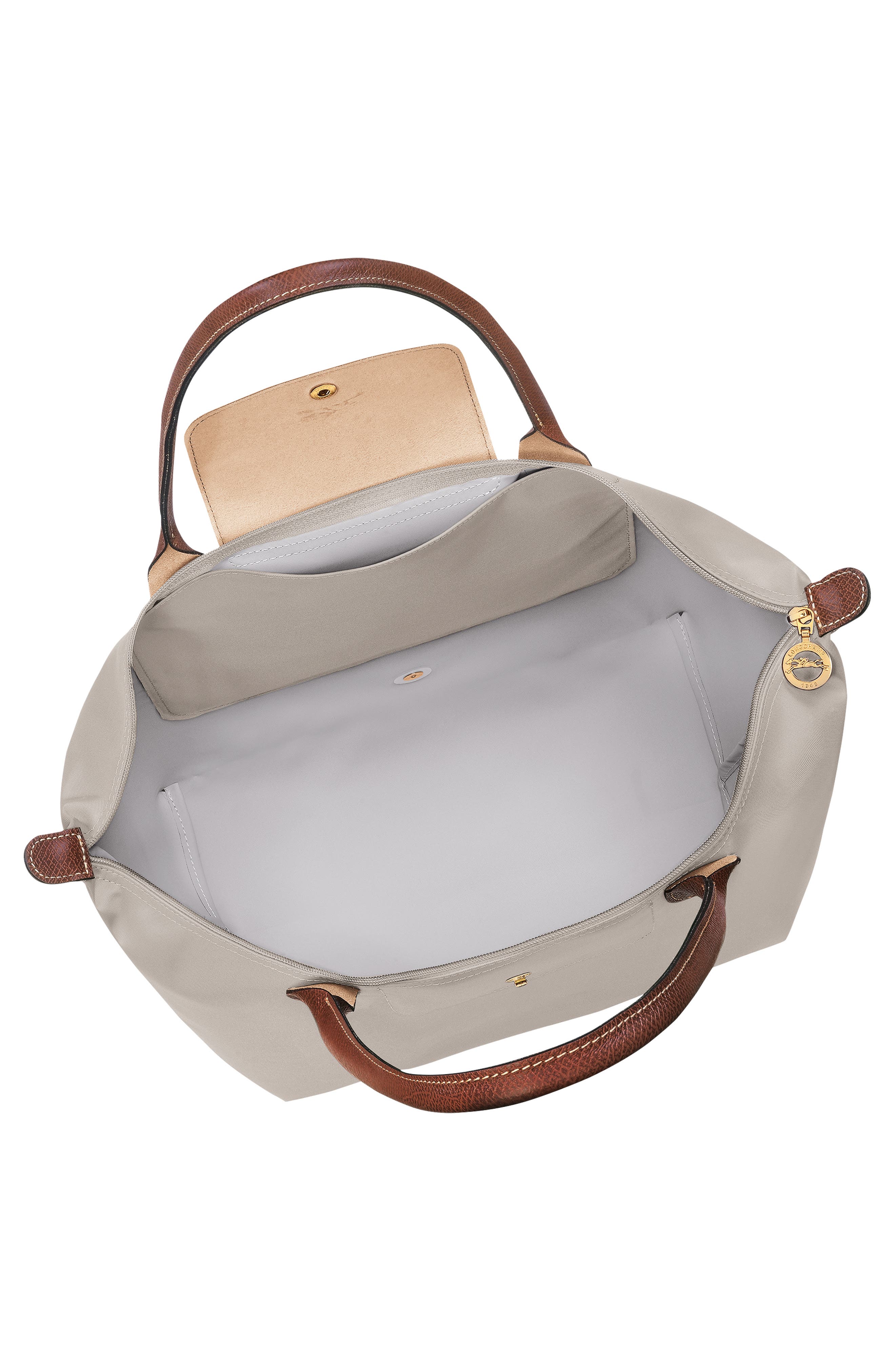 Large Le Pliage Tote, Alternate, color, PEBBLE