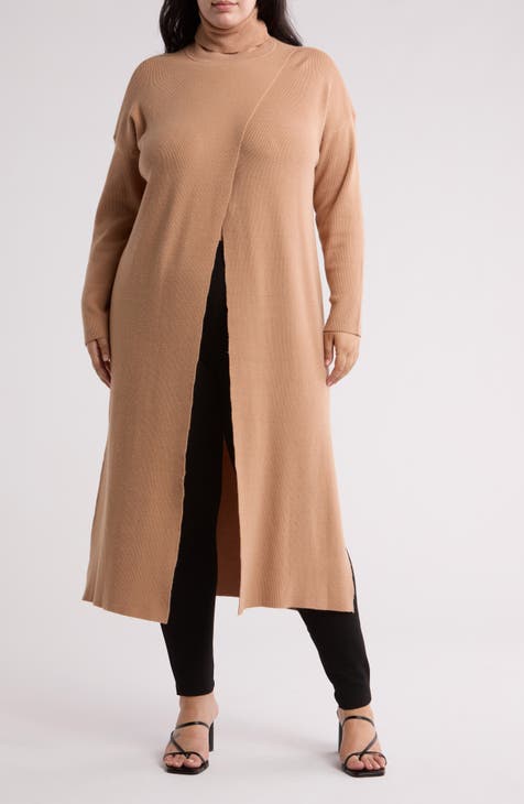 Brenda Turtleneck Maxi Dress (Plus)