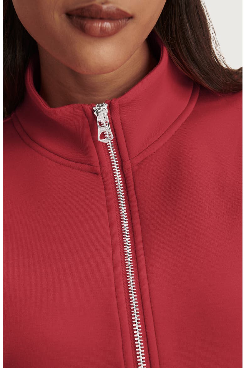 Ritchie Short Sleeve Half Zip, Alternate, color, RICH RASPBERRY