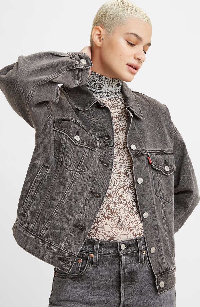 Levi's<sup>®</sup> '90s Denim Trucker Jacket, Alternate, color,