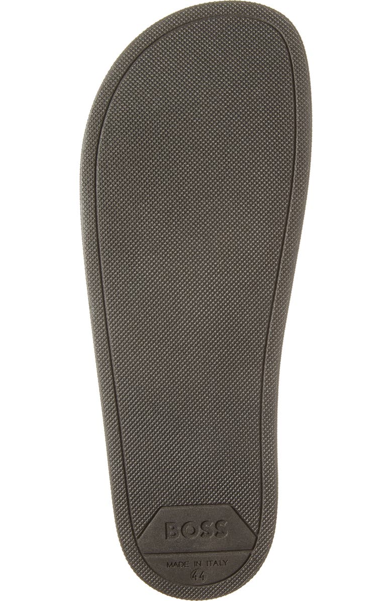 BOSS NBA Bay It Slide Sandal, Alternate, color, Open Grey