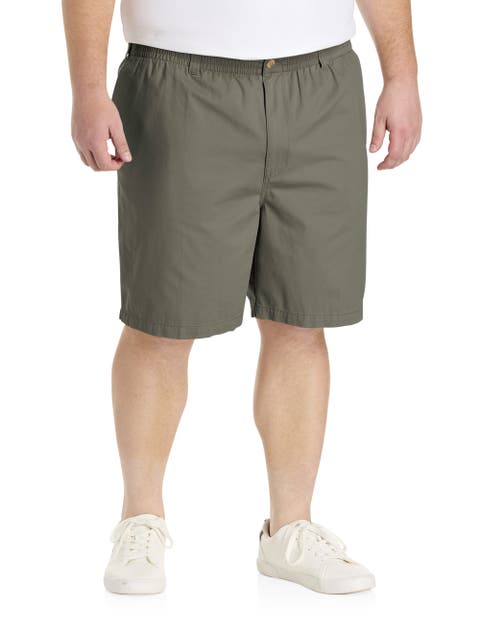 Big & Tall Elastic-Waist Shorts