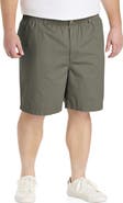 Harbor Bay by DXL Big & Tall Elastic-Waist Cotton Shorts