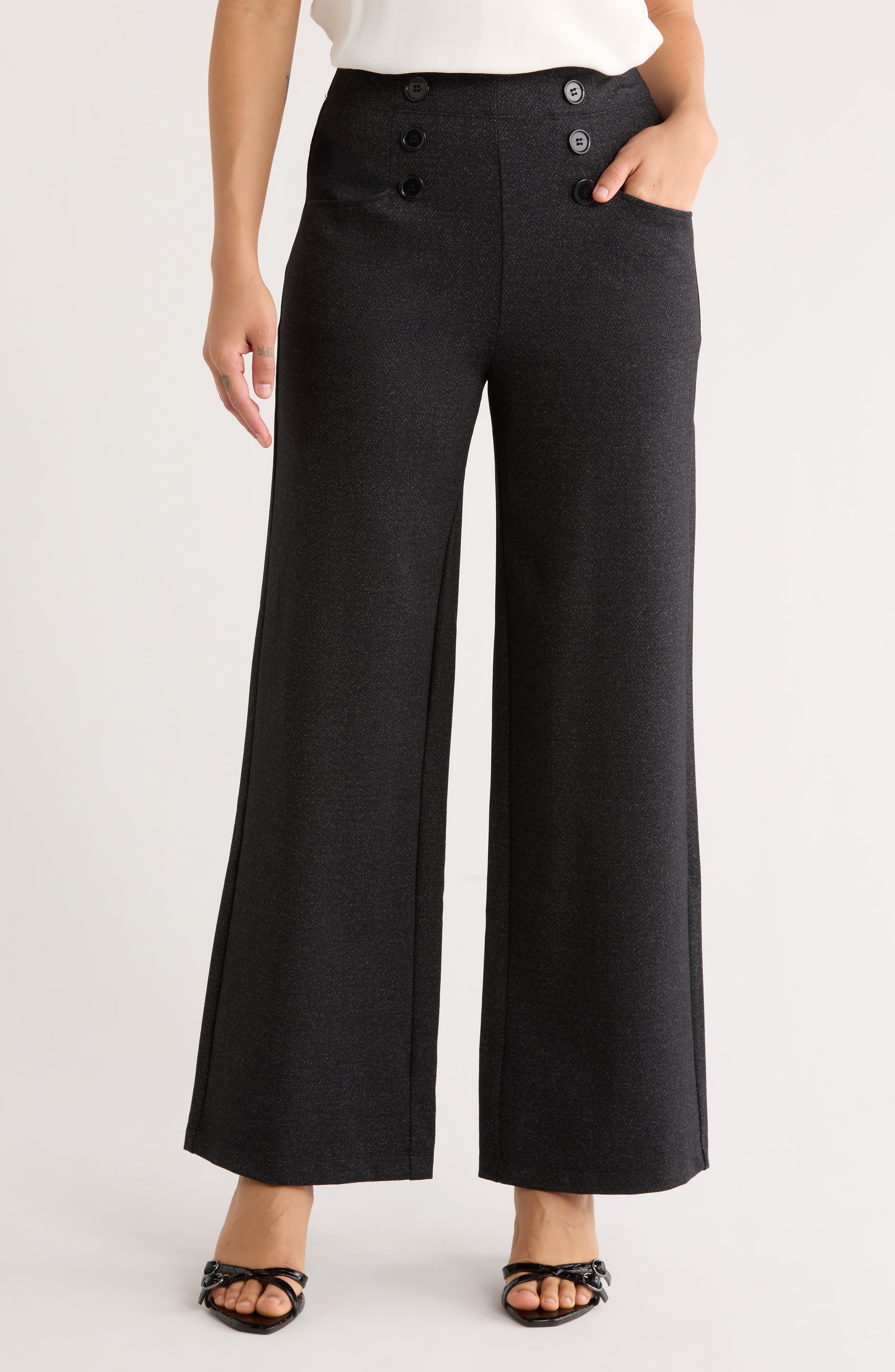 MAX STUDIO Double Knit Sailor Pants