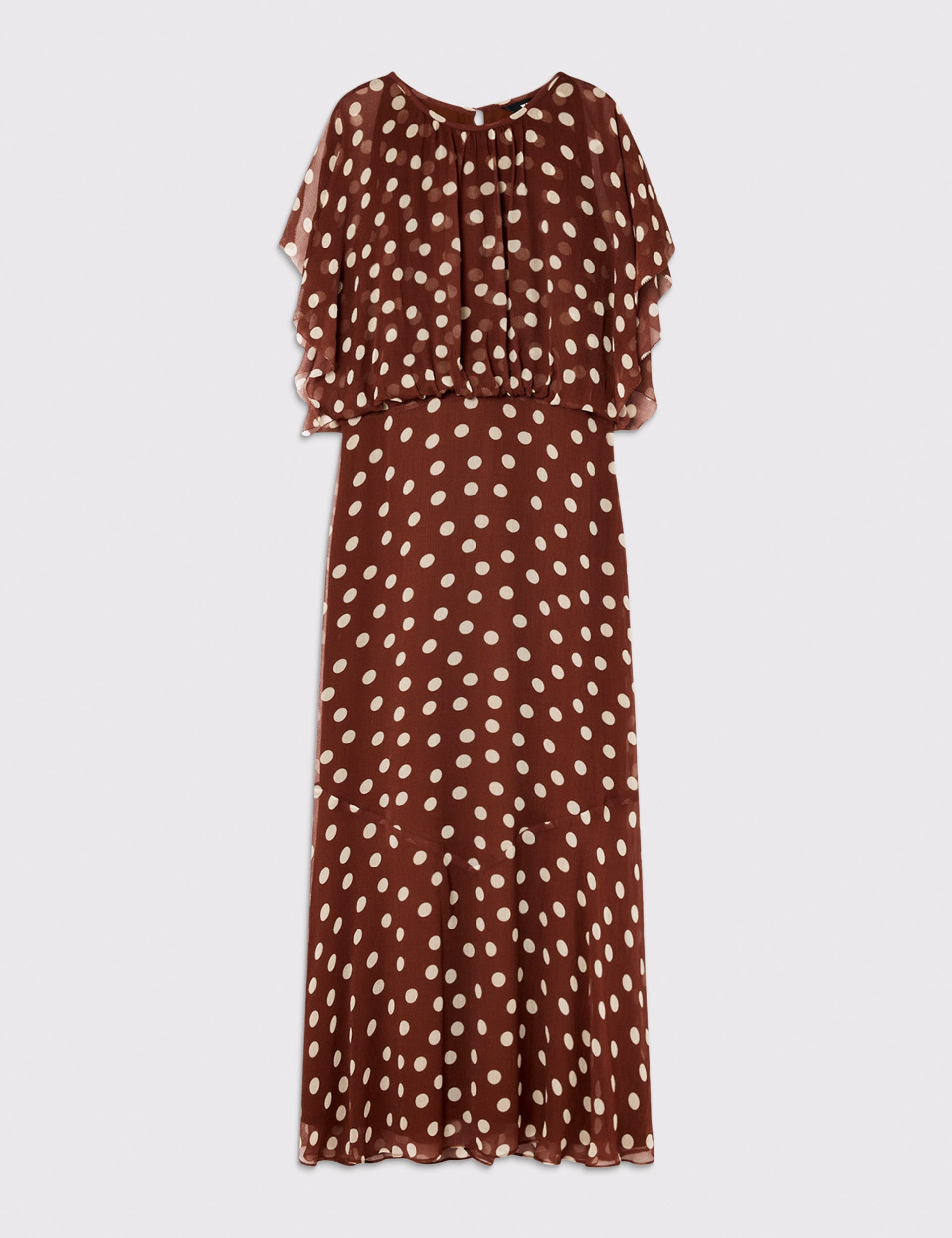 Polka Dot Print Midi Dress - image 2