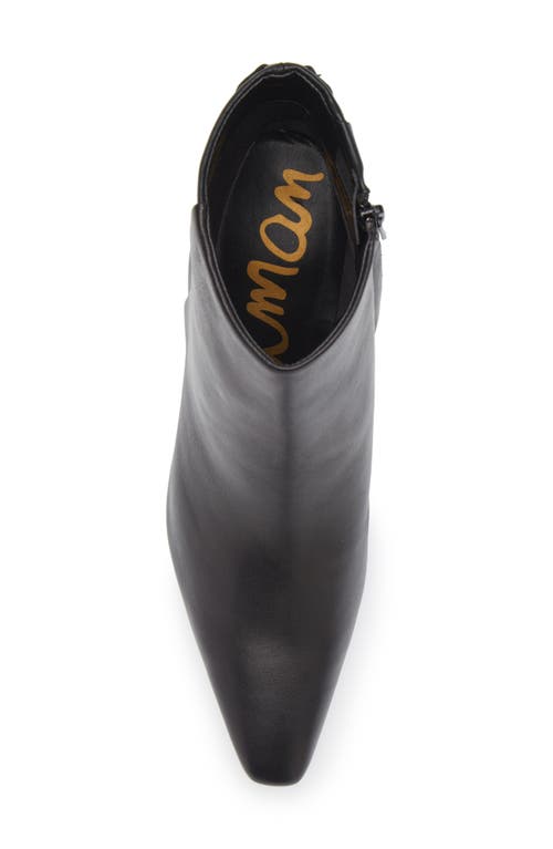 Sam Edelman Saige Womens Faux Suede Block Heel Mid-calf Boots In Black