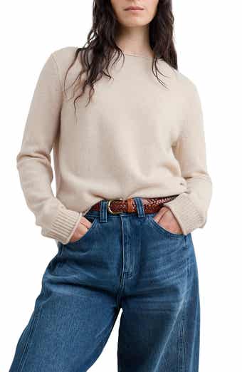 Rosefinch Merino Wool Blend Crewneck Sweater