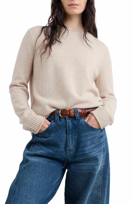 Rosefinch Merino Wool Blend Crewneck Sweater
