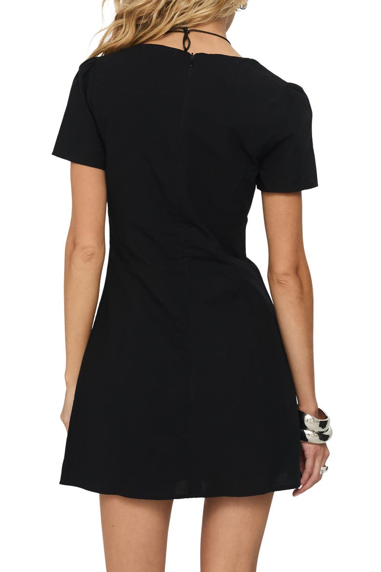 Loveliness V-Neck Romper, Alternate, color, BLACK