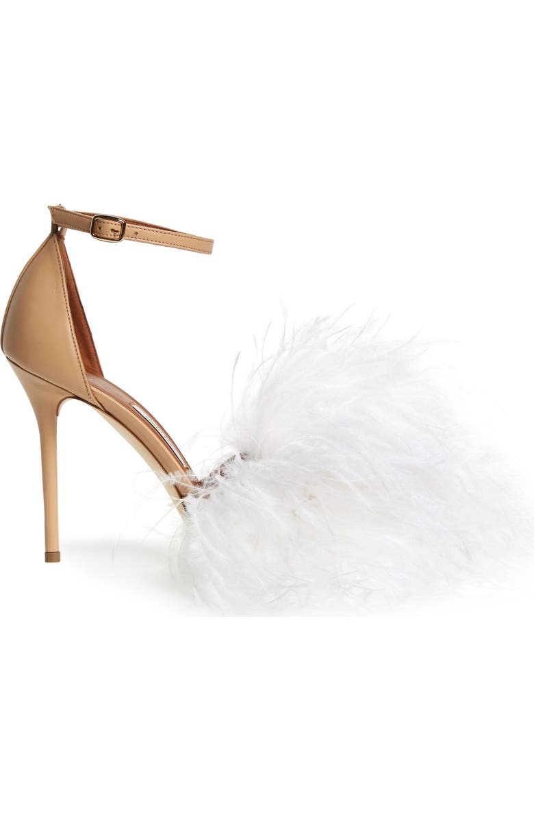 Malone Souliers Nicoletta Feather Sandal, Alternate, color,