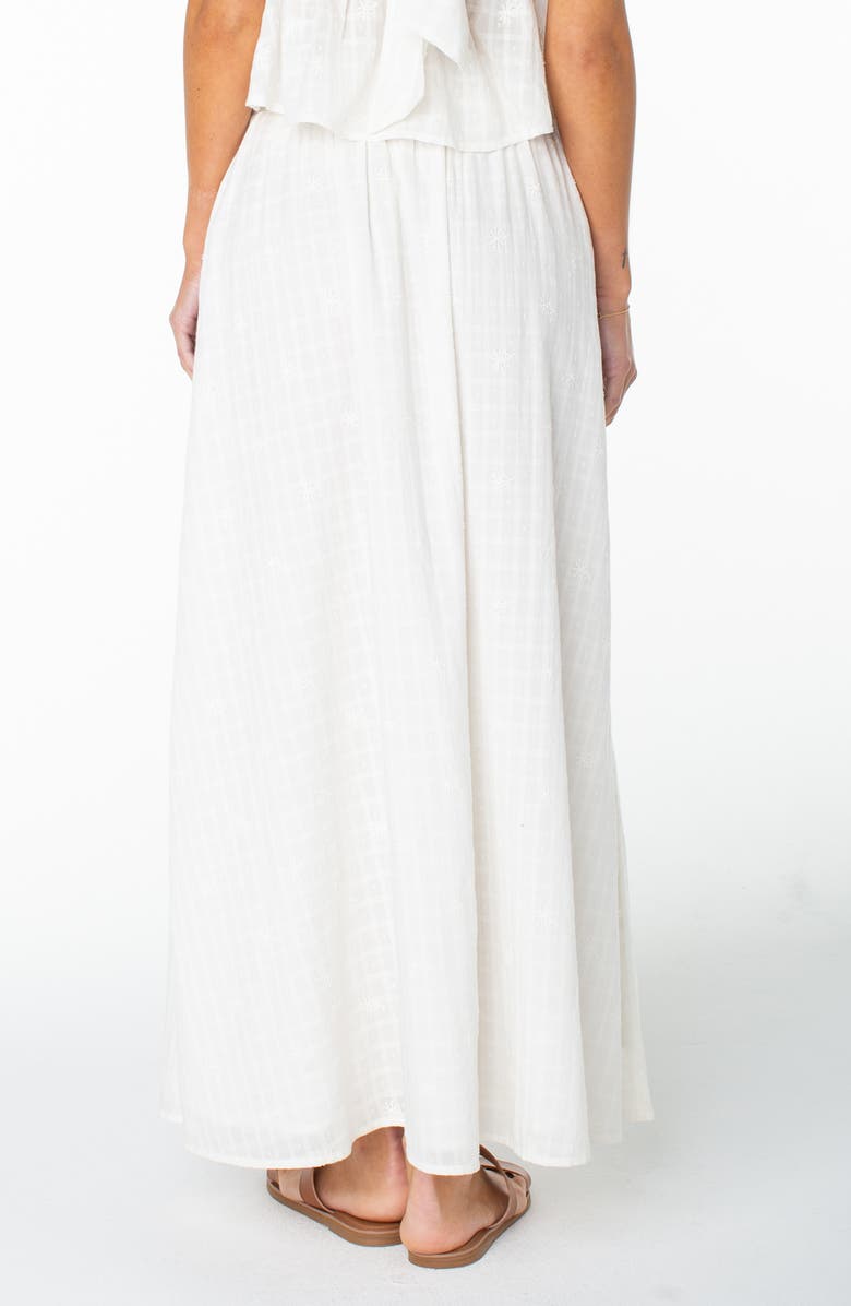 Roxy Sophie Cotton Maxi Skirt, Alternate, color, Coconut Milk