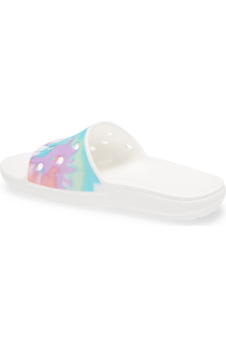 CROCS <sup>™</sup> Classic Camo Print Slide Sandal, Alternate, color,