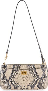 Balenciaga Rodeo Python Print Leather Bag