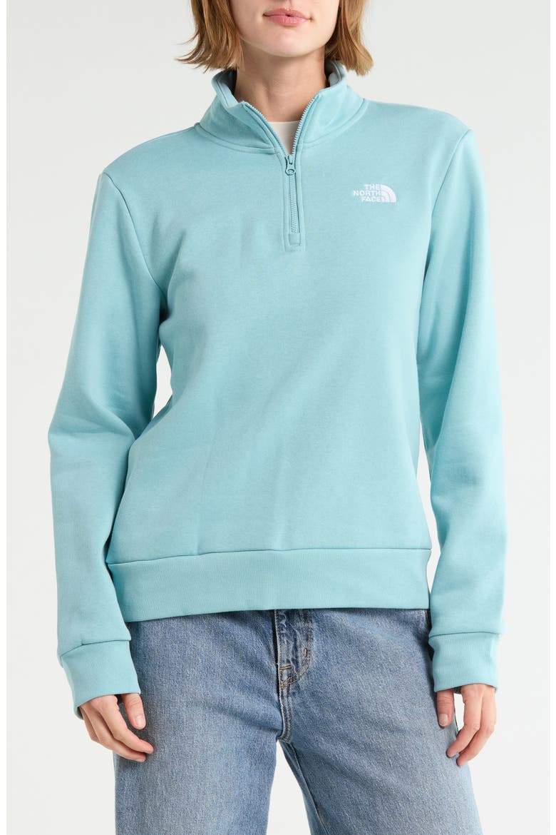 Evolution Simple Dome Regular Quarter Zip Pullover, Main, color, BLUE ECLIPSE