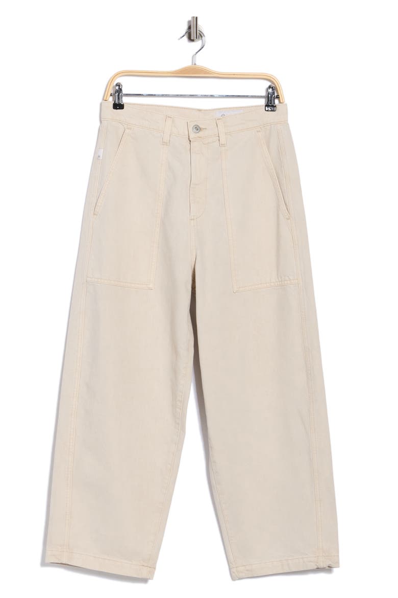 Camille High Waist Crop Straight Leg Jeans, Alternate, color, SULFUR DESERT ROCK