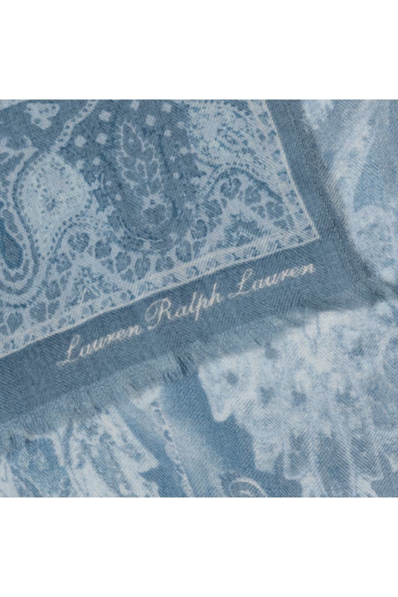Paisley Oversized Oblong, Alternate, color, Blue