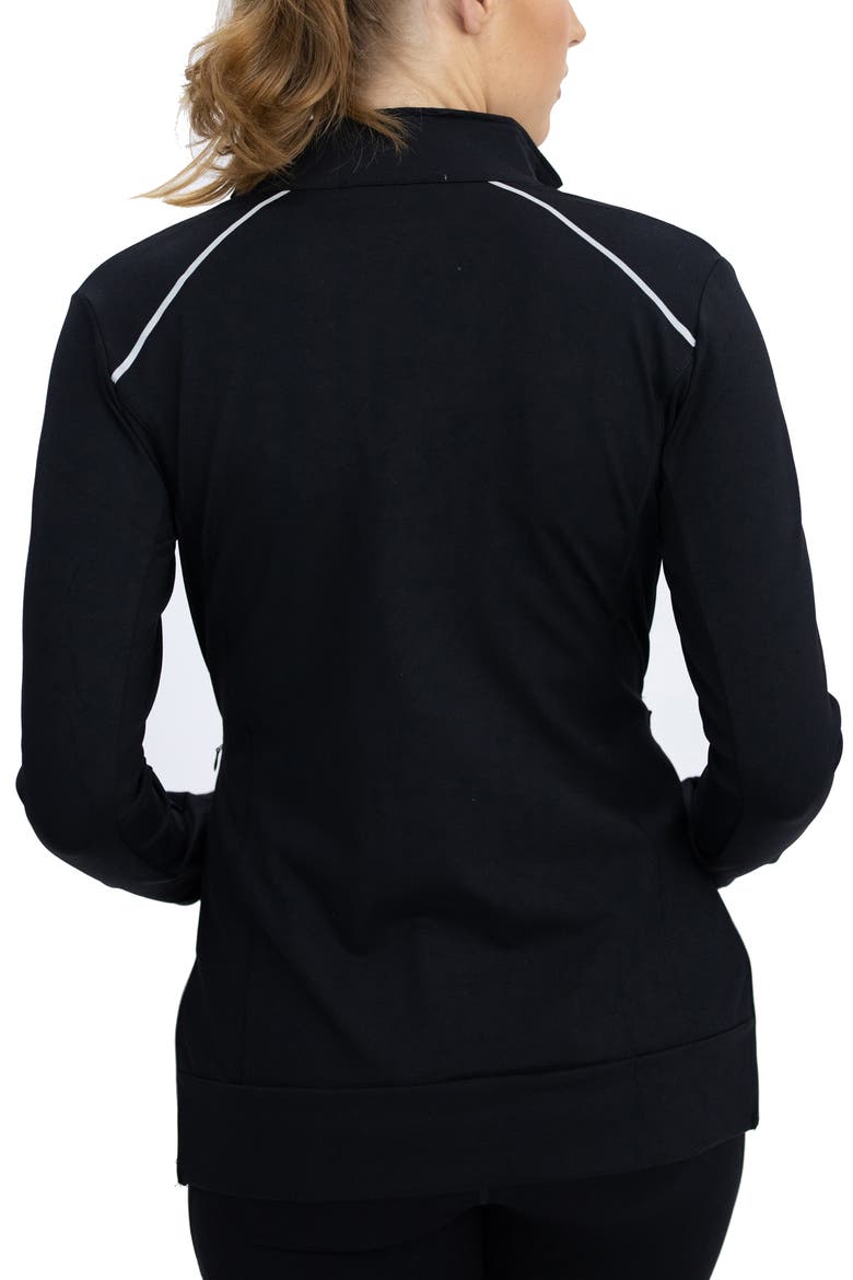 Maternity Workout Jacket, Alternate, color, BLACK