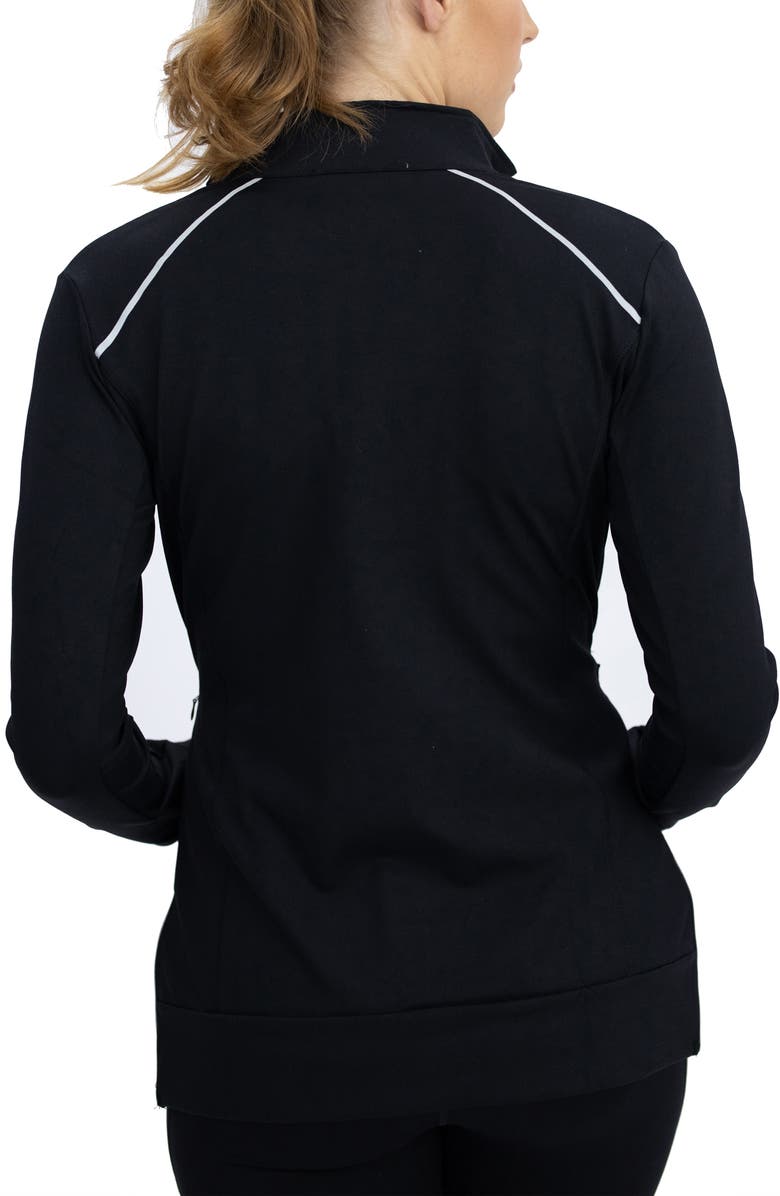 Angel Maternity Maternity Workout Jacket, Alternate, color, Black