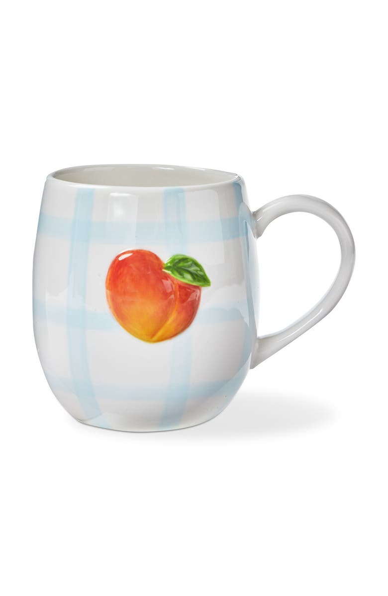 tag You'Re A Peach Mug Multi Earthenware Summer, Main, color, White